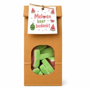 Meloen Keer Bedankt – Snoepcadeau 150 gram