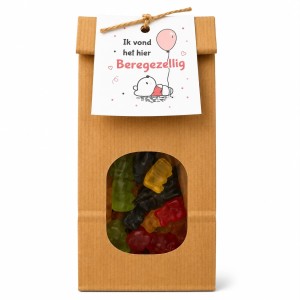 Beregezellig Afscheid – Snoepcadeau 150 gram