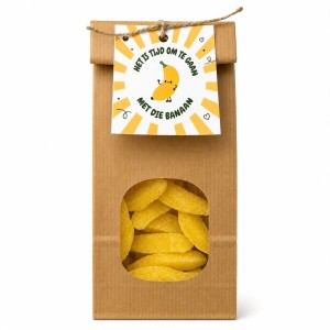 Gaan met die Banaan – Afscheid Snoepcadeau 150 gram