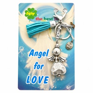 Love Engel Sleutelhanger met Tassel