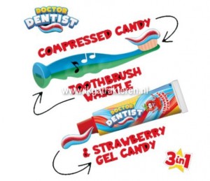 Snoep: Tandarts Snoepset 24 gram