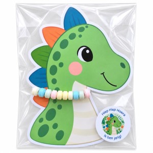 Zelfmaak traktatie Dino met snoepketting