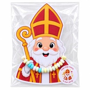 Zelfmaak traktatie Sinterklaas met snoepketting