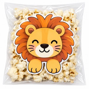 Popcorn traktatie leeuw