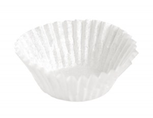 Cupcake vormpje wit 