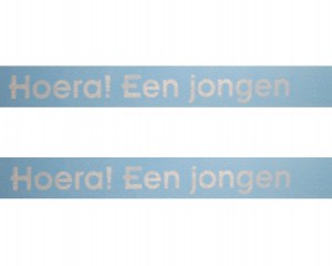 Krullint hoera een jongen