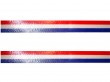 Krullint Nederlandse Vlag 10 mm, 1 meter