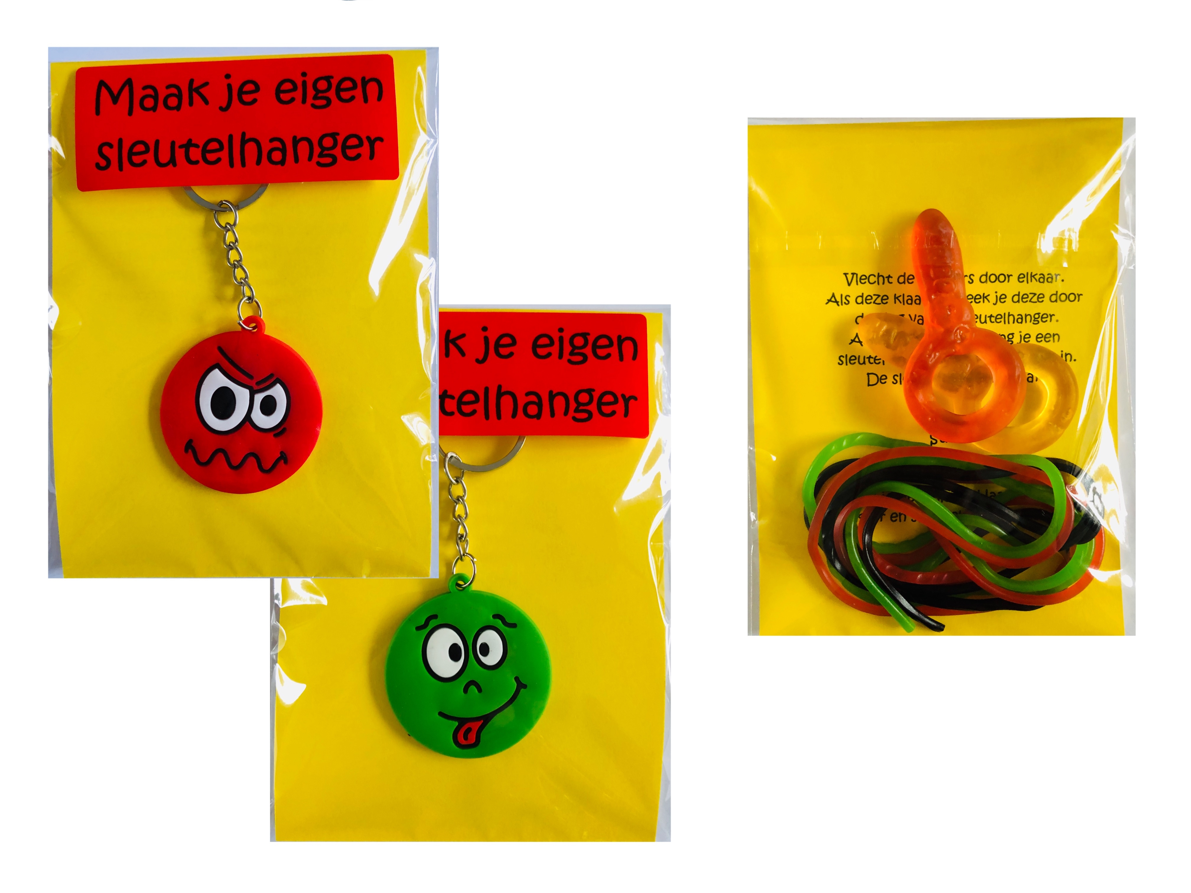 Ondenkbaar Necklet Dakloos Doe Sleutelhanger Traktatie - Traktatie, Traktaties, Uitdeelcadeautjes